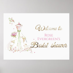 Blushing Bride in Bloom Brie to Be Poster
