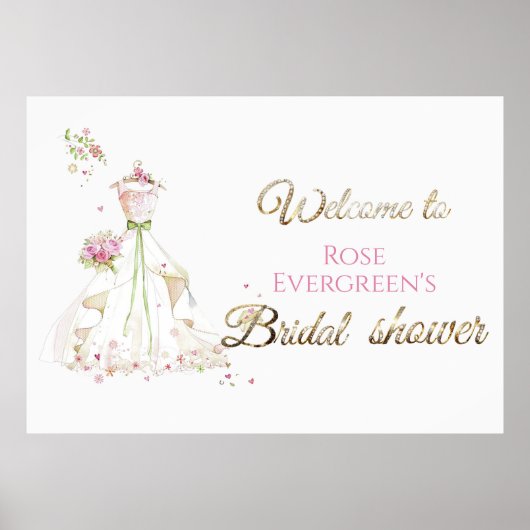 Blushing Bride in Bloom Brie to Be Poster (Vorne)