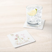 Blushing Bride in Bloom Rechteckiger Pappuntersetzer (Vor Ort)