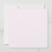 Blushing Bride in Bloom Save The Date (Rückseite)