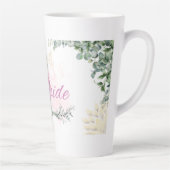 Blushing Bride Latte Tasse - Rose, Doves & Liebe (Rechts)