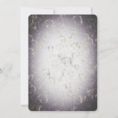 Blushing Bride Lila Modern Glam Brautparty Einladung (Rückseite)