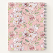 Blushing Bridge in Gown Wedding Planner Notebook Notizblock (Rückseite)