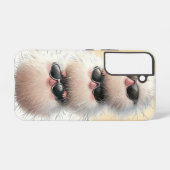 Blushing Bunny Stack Samsung Galaxy Hülle (Rückseite (Horizontal))