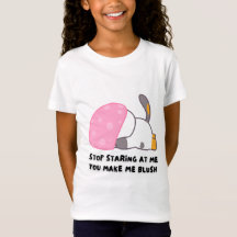 Blushing Bunny "Stopp Staring" Girls’ T - Shirt