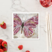 Blushing Butterfly Serviette (Beispiel)