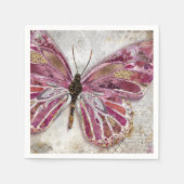Blushing Butterfly Serviette (Vorderseite)