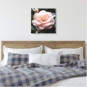 Blushing Camellia Adornment Leinwanddruck (Insitu (Schlafzimmer))