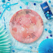 Blushing coral pappteller (Party)