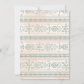 Blushing Dream Boho Dreamcatcher Brautparty Einladung (Rückseite)