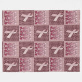 Blushing Femininity BCA Ribbon Fleecedecke (Vorderseite (Horizontal))