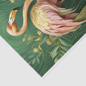 Blushing Flamingo GListen Gold, elegant Seidenpapier (Ausschnitt)