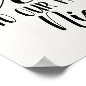 Blushing Floral Blooms botanische Begrüßung Poster (Ecke)