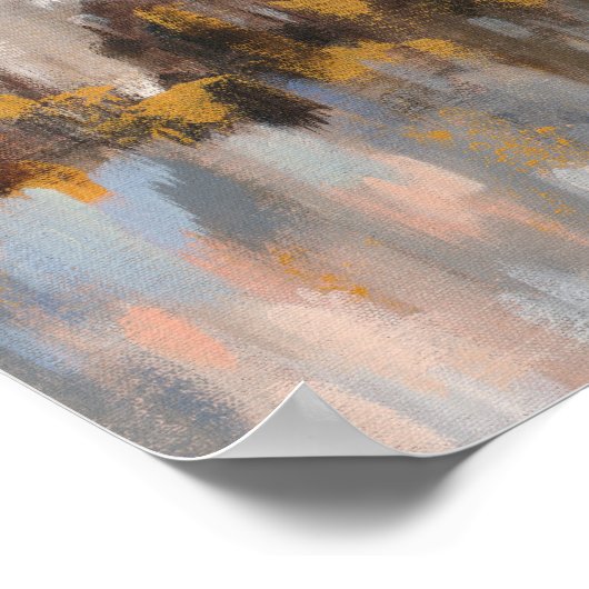 Blushing Forest I Poster (Ecke)