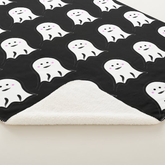 Blushing Ghost Niedlich Halloween Sherpadecke (3/4)