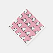 Blushing Ghosts Niedlich Halloween Serviette (Ecke)