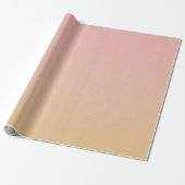 Blushing Gold Luxe Ombre Geschenkpapier (Ungerollt)