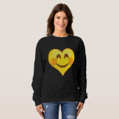 Blushing Heart Face Sweatshirt (Vorne ganz)