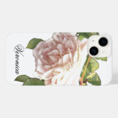 Blushing Ivory Peach Rose Case-Mate iPhone Hülle (Rückseite (Horizontal))