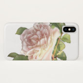 Blushing Ivory Peach Rose Case-Mate iPhone Hülle (Rückseite (Horizontal))