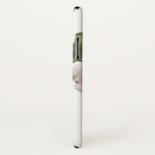 Blushing Ivory Peach Rose Case-Mate iPhone Hülle (Hinten/Rechts)