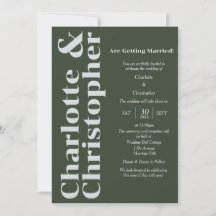 Blushing Liebe - Dunkelgrün und Grau modern