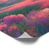 Blushing Meadows Poster (Ecke)