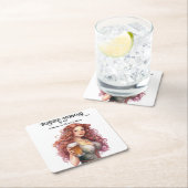 Blushing Mermaid - Baldur's Gate Rechteckiger Pappuntersetzer (Vor Ort)