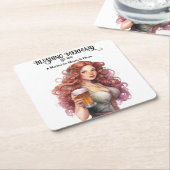 Blushing Mermaid - Baldur's Gate Rechteckiger Pappuntersetzer (angewinkelt)