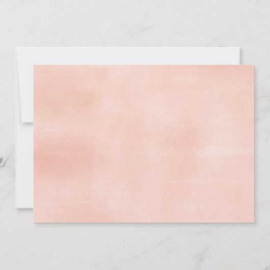 Blushing Peony | Einladung zur Brautdusche (Rückseite)