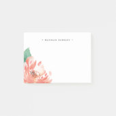 Blushing Peony | PERSONALISIERT Post-it Klebezettel (Vorderseite)