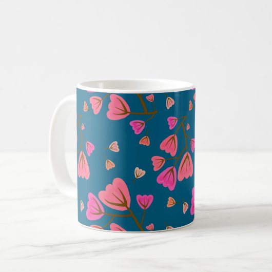 Blushing Petals Mug Kaffeetasse (Vorderseite Links)