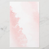 Blushing Pink Floral Game, der die Braut am besten Flyer (Hinten)