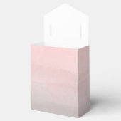 Blushing Pink & Gray Moderne Wasserfarbe Süß 16 Geschenkschachtel (Geöffnet)