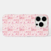 Blushing Pink Hearts Case-Mate iPhone Hülle (Rückseite (Horizontal))