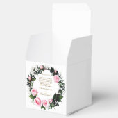 Blushing Romance: Pink Rose Brautparty Vielen Dank Geschenkschachtel (Geöffnet)