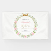 Blushing Romance: Roses & Baby's Breathe Banner (Horizontal)
