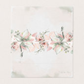 Blushing-Rose beim Hochzeitstisch (Außenseite Aufgefaltet)