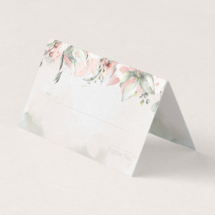 Blushing-Rose beim Hochzeitstisch