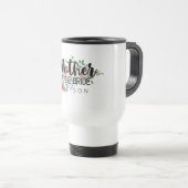 Blushing Rose Floral Wedding Mother of the Bride Reisebecher (VorderseiteRechts)