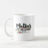 Blushing Rose Floral Wedding Mother of the Groom Kaffeetasse (Links)