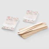 Blushing Rose Hochzeit Fächer (Non-assembled)