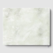 Blushing Rose Hochzeit Gästebuch (Rückseite)