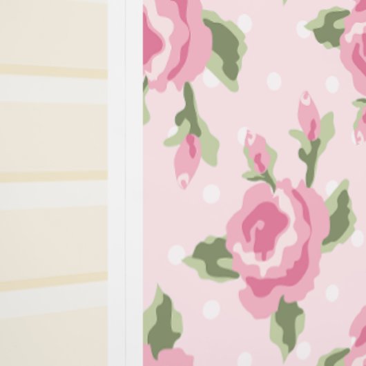 Blushing Rose Lines Tapete (Naht)