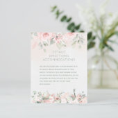 Blushing-Rose - Merkblatt für Hochzeitsdetails (Stehend Vorderseite)
