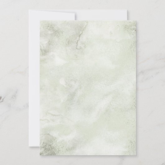 Blushing Rose Wedding Invitation Suite Einladung (Rückseite)