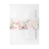 Blushing Rose Wedding Invitation Suite Einladungsbanderole (Vorderseite Beispiel)