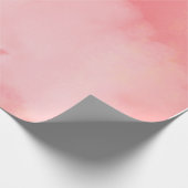 Blushing Sky Clouds: Ein rosa Traum Geschenkpapier (Ecke)