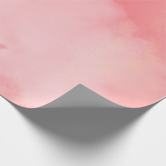 Blushing Sky Clouds: Ein rosa Traum Geschenkpapier (Ecke)