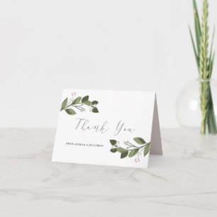 Blushing Sprigs Danke Note Card